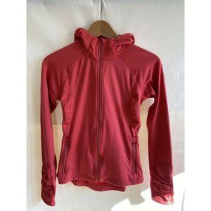 Athleta Womens XS Coral Half Mile Hooded Full Zip